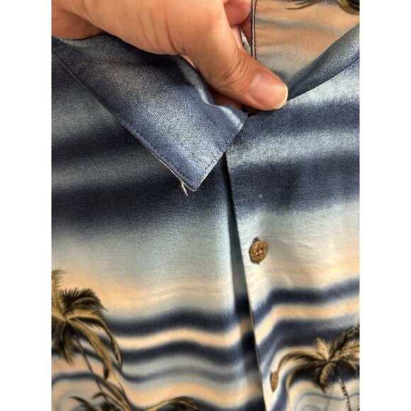 Authentic Big Dogs Hawaiian Aloha Classic Woodie Car Beach Camp Shirt Mens Sz 3x - Picture 4 of 9